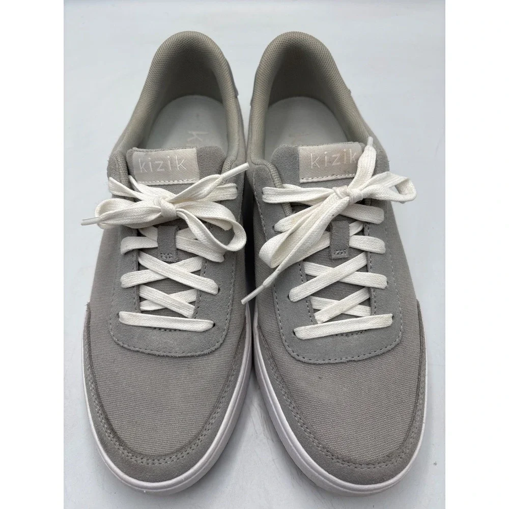 Kizik‎ Prague Comfortable Canvas & Suede Slip On Sneakers, Sz 8M/9.5 W